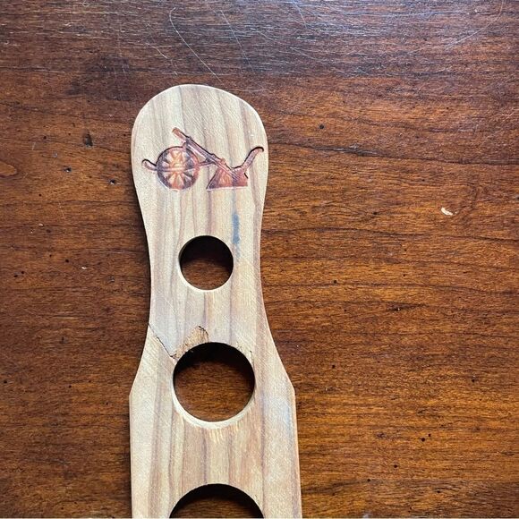 Artisan Hand Crafted “Dosa Spaghetti” Spaghetti Portion Measure Wood - Picture 4 of 7